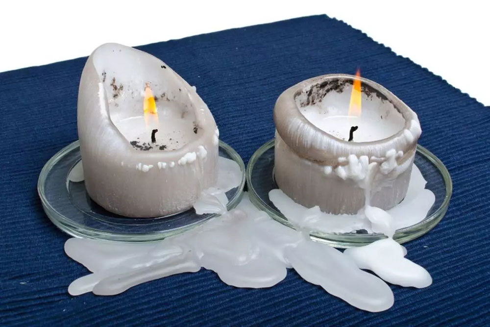 پاک کردن لکه شمع از فرش - قالیشویی مهباف