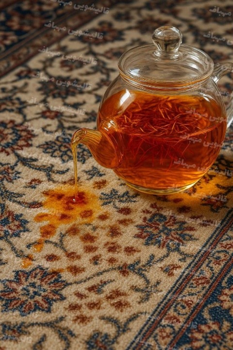 حذف لکه زعفران